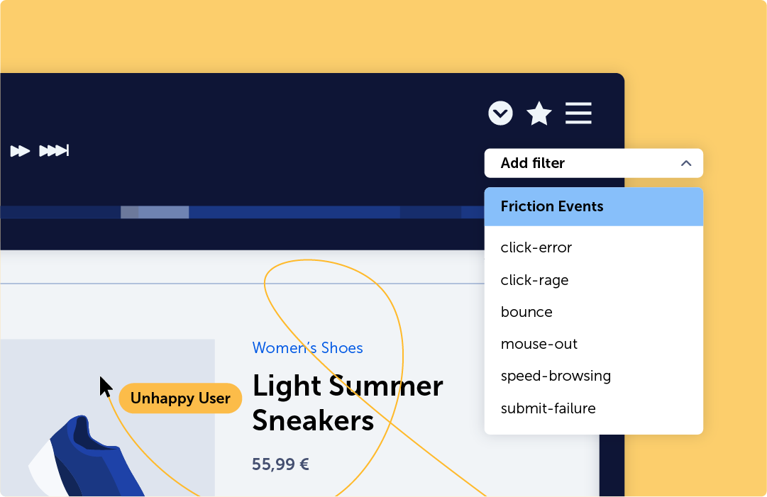 session-replay-friction-events-filter-eCom_yellow